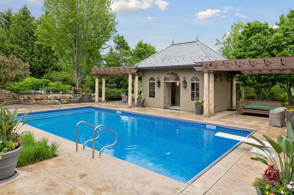 Pool and pool house